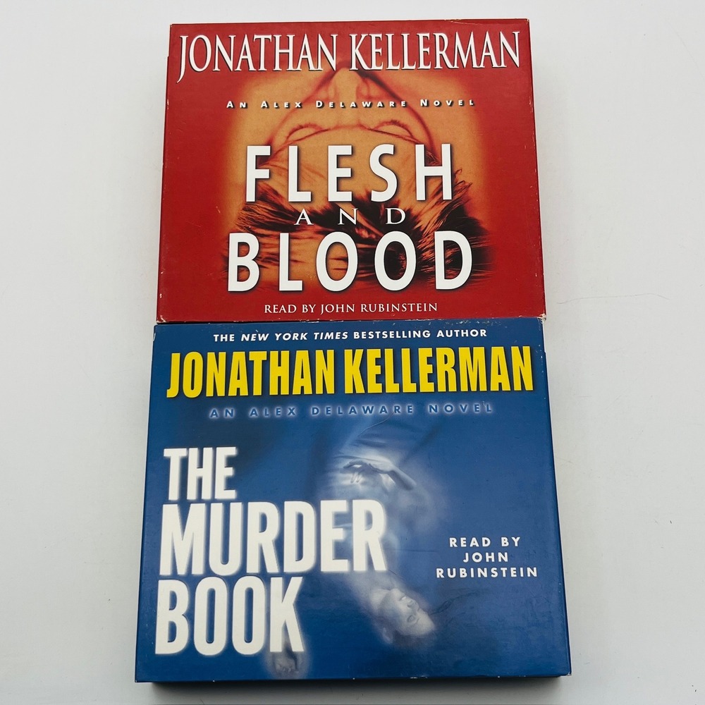 Jonathan Kellerman Alex‎ Delaware Audiobook CD Lot Murder Book Flesh